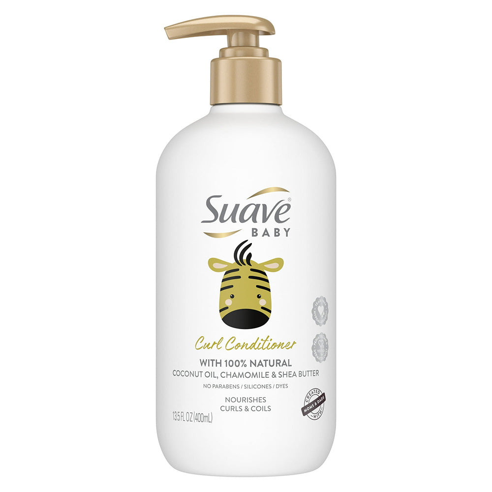 Suave Baby Curl Conditioner with Coconut Oil Chamomile and Shea Butter 13.5Oz (400ml)